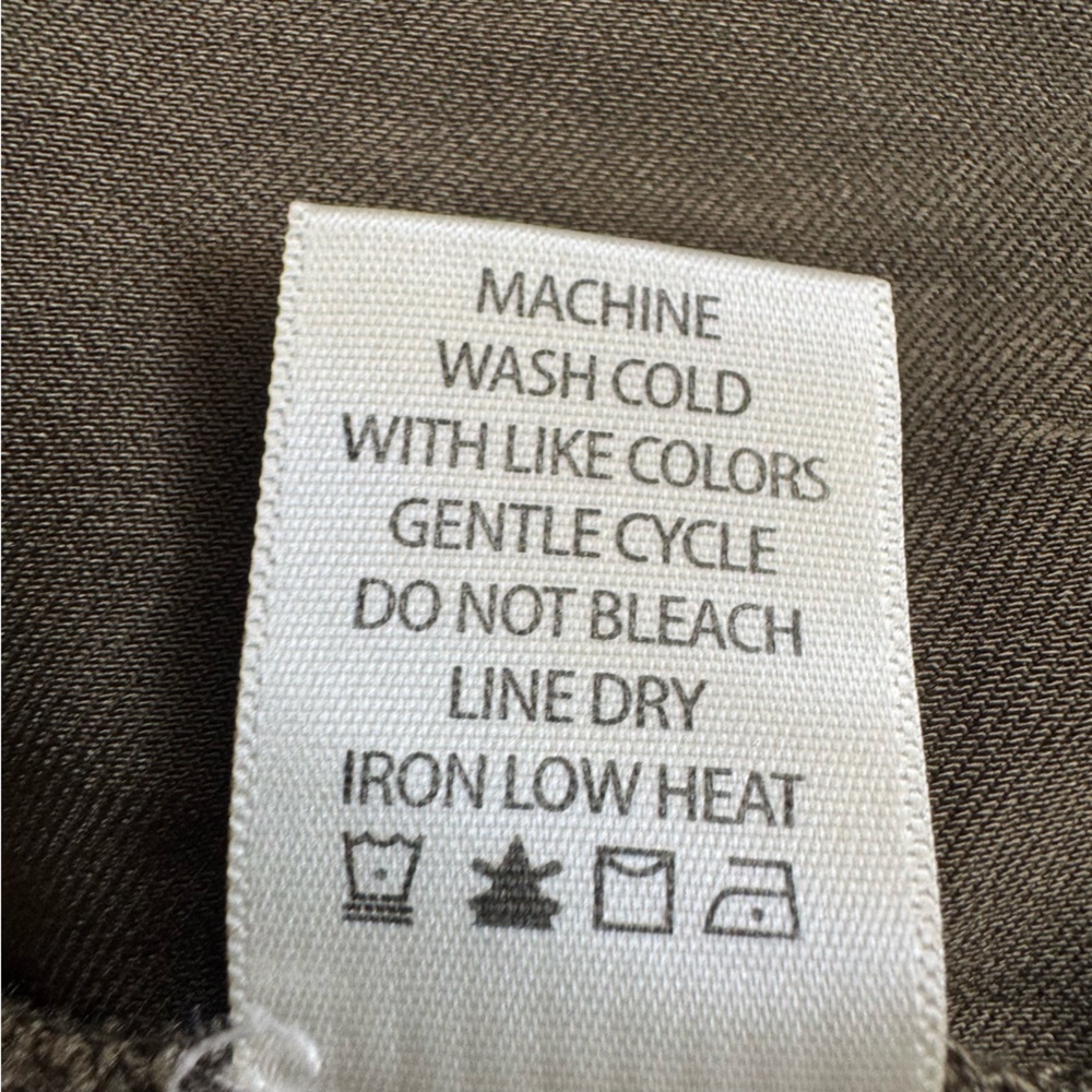 Max Studio Olive Green Pull On Comfortable Elastic Waist - Picture 10 of 10